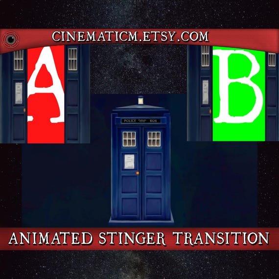 Doctor Who TARDIS Stinger Transition Dr Who Twitch Transition