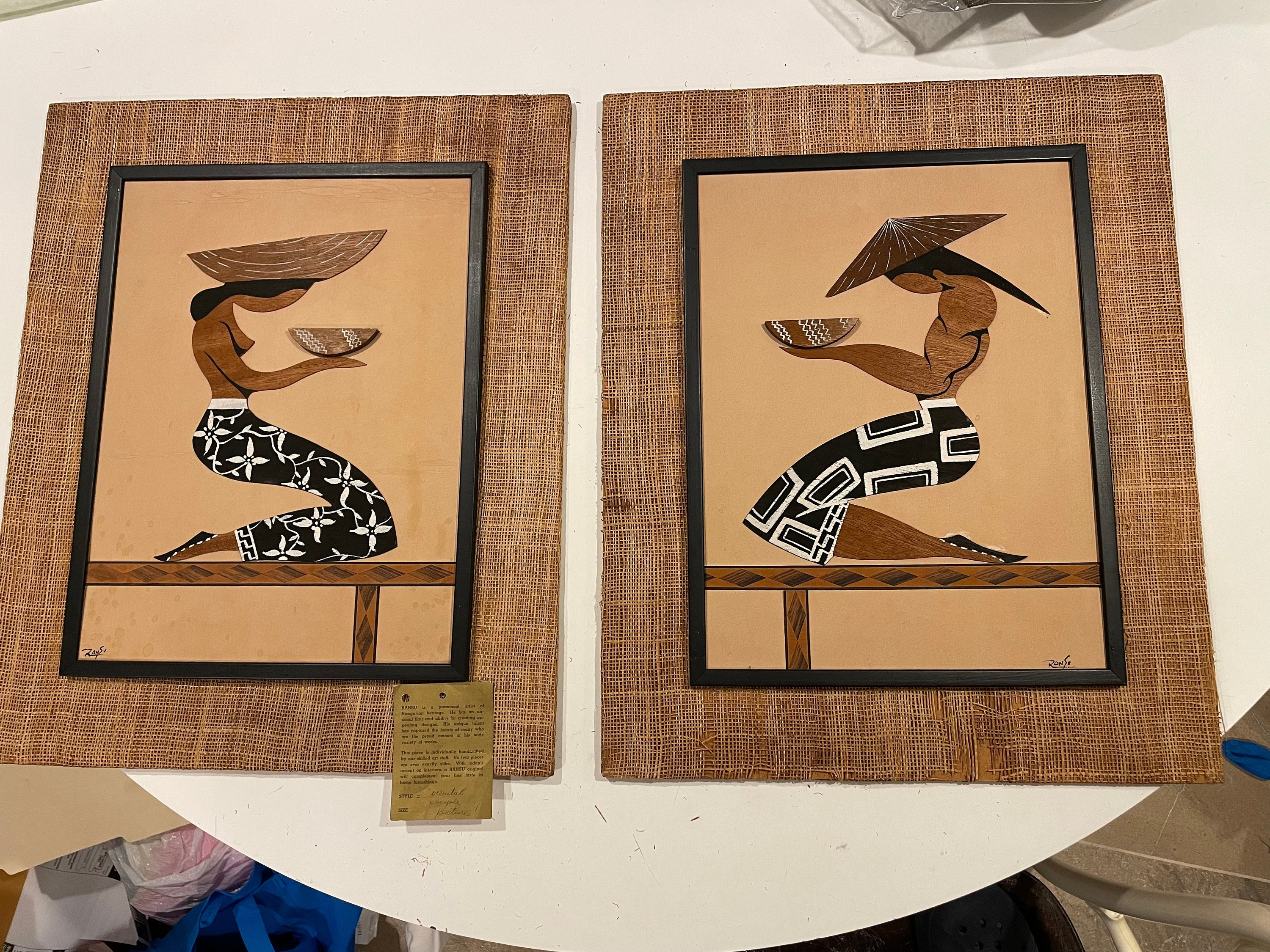 House of Ransu Oriental Couple 2 Piece Set Boy and Girl Servants of Heart Etsy