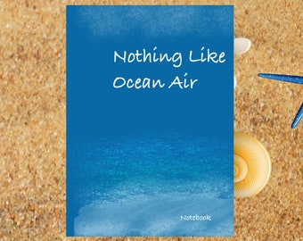 College Ruled Notebook, Ocean Cover Journal