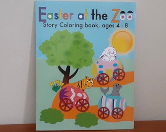 Easter at the Zoo Coloring Book for Kids: Ages 4 -8