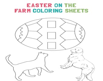 Easter Coloring Pages For Kids, 10 Printable Download
