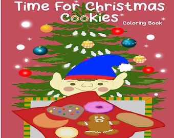 Christmas Cookies Coloring Book for Children