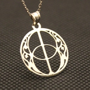 Vesica Pisces 925 Sterling Silver - Sacred geometry Pendant - Personalize Necklace