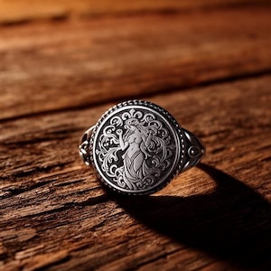 Anello di Afrodite in argento sterling 925, gioiello della dea greca