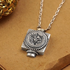 Persephone 925 Sterling Silver Pendant - Special Design Persephone Goddess Necklace - Greek Mythology - Goddess Necklace