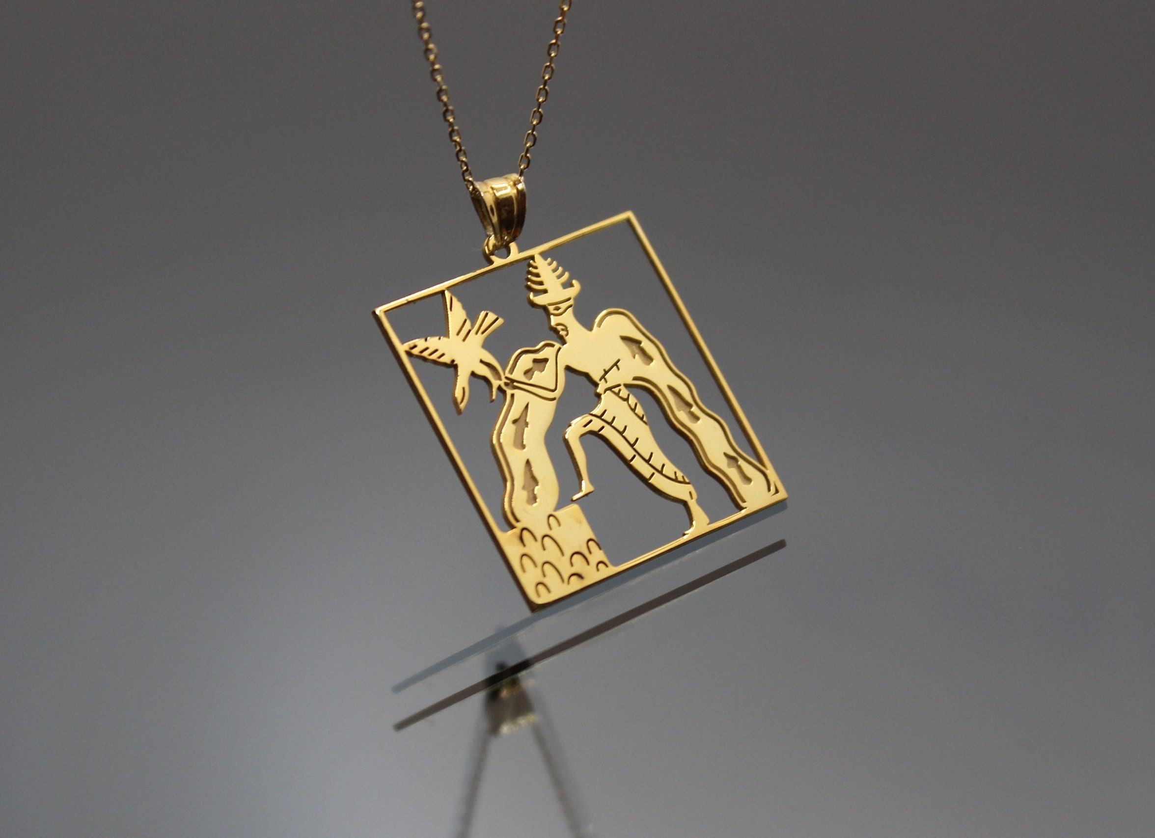 Enki Pendant Mesopotamia God of Creation Enki Necklace -  Portugal