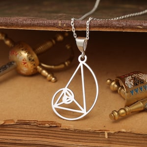 Fibonacci 925 Sterling Silver Pendant -  Geometry Jewelry - Golden Spiral Pendant
