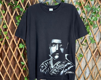 Vintage Y2K Emiliano Zapata Mexican revolutionary 00s tshirt