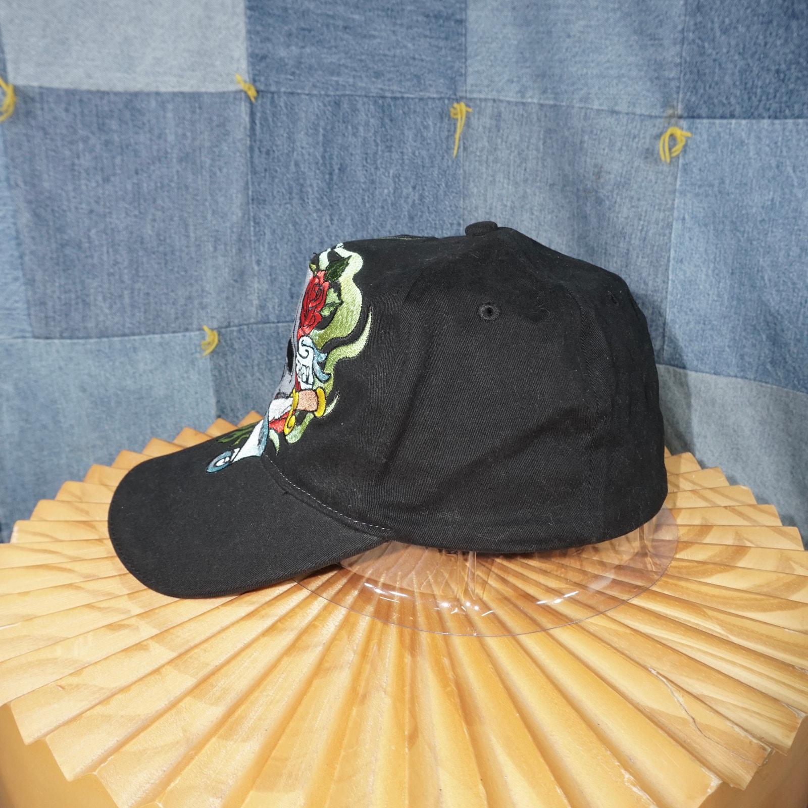 Fitted - Vintage Y2K Grunge Skull Rose Six Flags 2000s Hat - Etsy