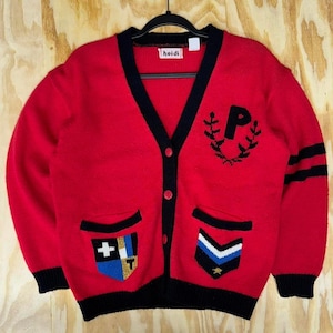 Vintage y2k lettermans style cardigan
