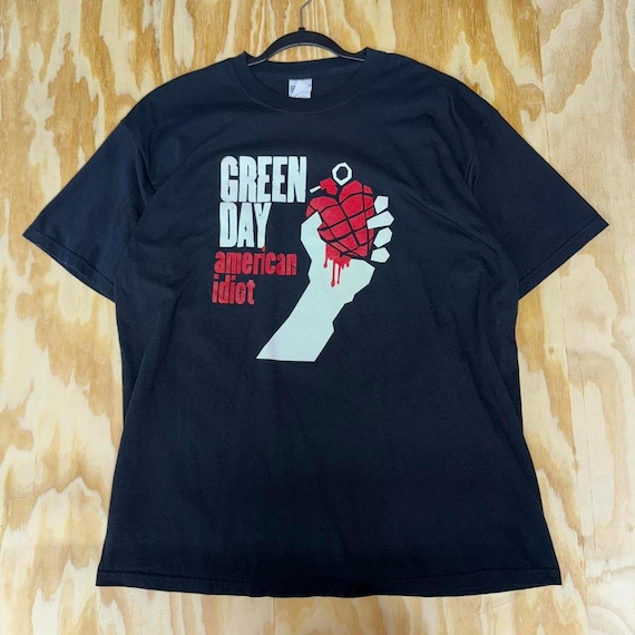 Vintage Y2k Green Day American Idiot Album Promo T-shirtw - Etsy
