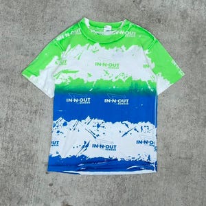 Vintage 90s in n out burger t shirt aop