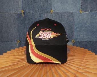 OSFA-Vintage / Y2K NASCAR Style Toyota Flame Embroidered Hat