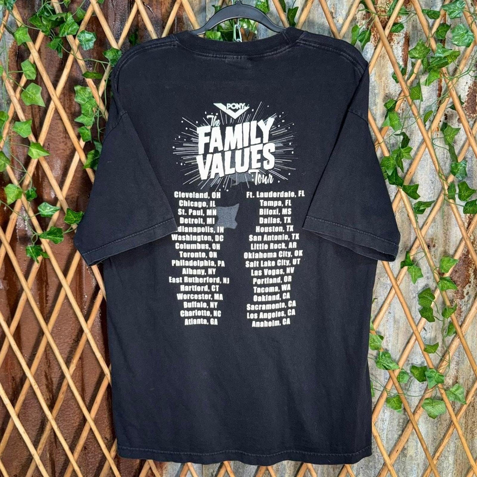 Vintage Y2k the Family Values Tour 2001 Linkin Park T-shirt - Etsy