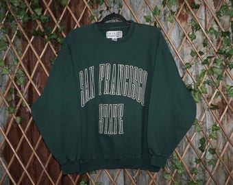 M - Vintage / Y2K 90's SFSU San Fran State College Crewneck