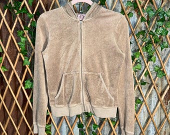 Vintage Y2K sappige couture velours preppy femme jaren 2000 hoodie