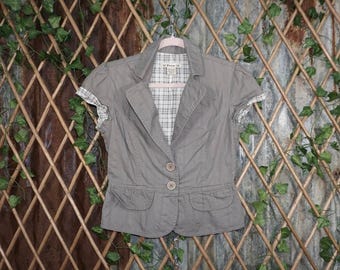 Medium - Vintage Y2K forever brand preppy 2000s femme shirt