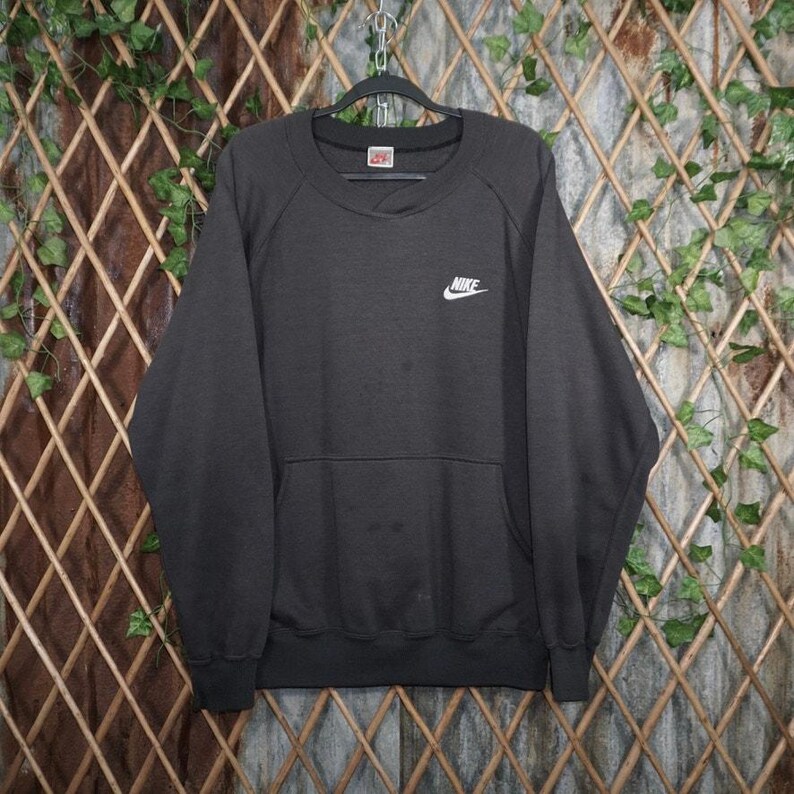 Vintage Y2K Nike embroidered swoosh faded 1990s sweatshirt image 1