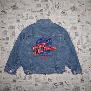 Planet hollywood denim jacket - Etsy 日本