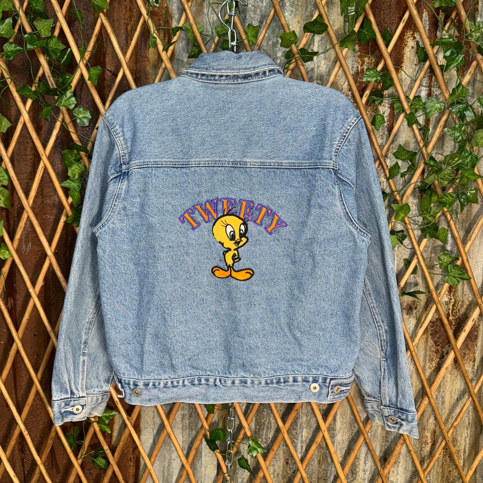 Tweety Denim Jacket - Etsy