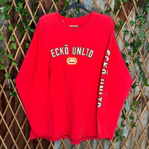 Vintage y2k ecko unltd hip hop early 2000 long sleeve tshirt