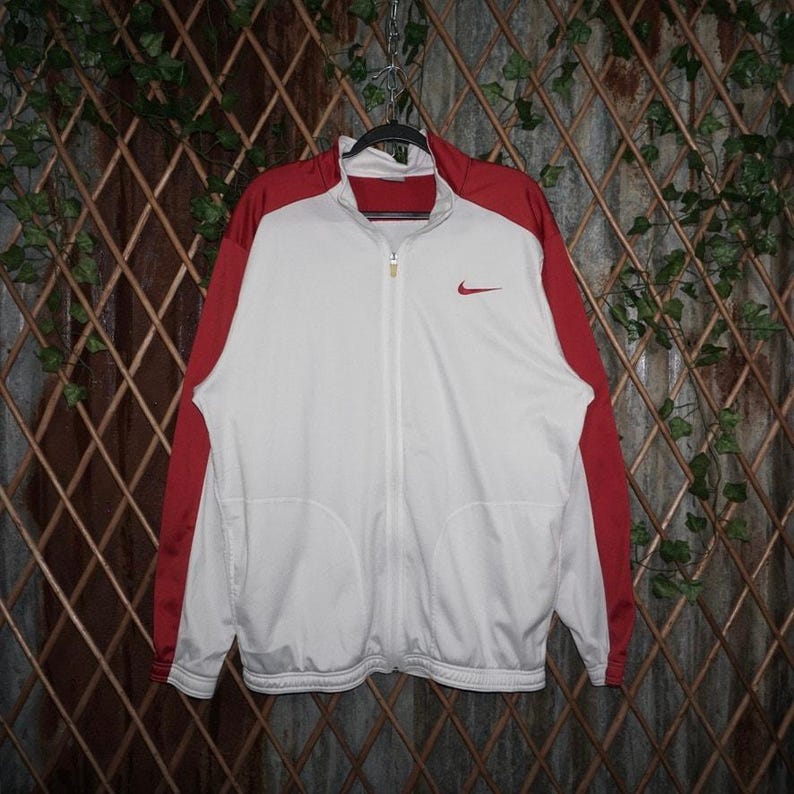 Large - Vintage Y2K Nike 2000s essential zip up track jacket image 1