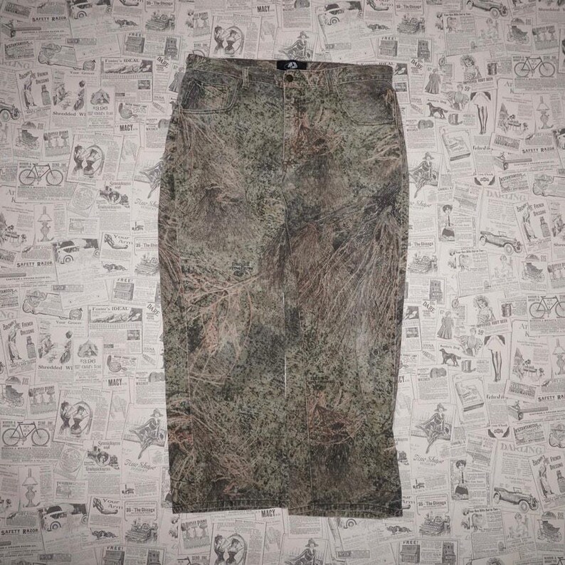 36 - Pantalones de caza vintage Y2K con camuflaje realtree en roble musgoso de los años 90 imagen 2