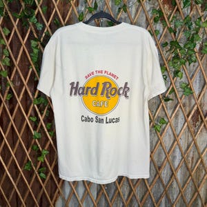 Vintage Y2K Hard Rock Cafe Cabo San Lucas Mexico jaren 90 T-shirt