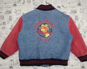 24 M - Bomber stile college vintage degli Universal Studios di Hollywood