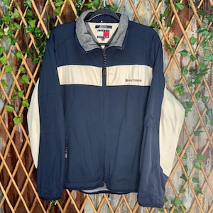 Vintage y2k tommy hilfiger 90 lightweight windbreaker jacket