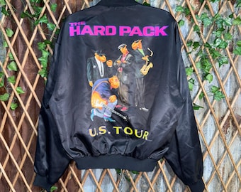 Vintage 90s Camel Smokin Joe's Racing Jacket Full Zip Yellow