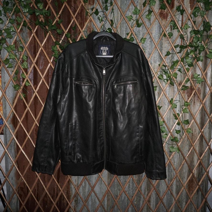 2000s Leather Jacket - Etsy
