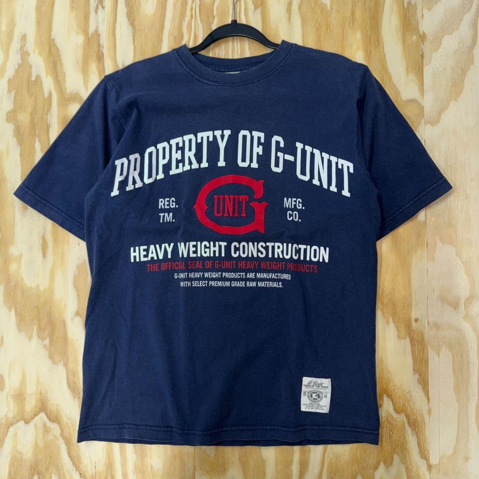 THE GAME 50CENT G-UNIT プロモTシャツ 入手困難 Y2K NWOT G-Unit 50 Cent Heavy Weight shirt t-shirt 2XL Graphic