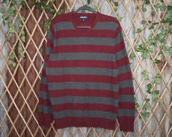 XL - Vintage Y2K Cherokee stripe knitted sweater
