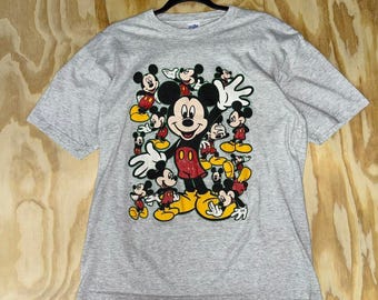 Vintage y2k mickey mouse 1990s disneyland cartoon t-shirt