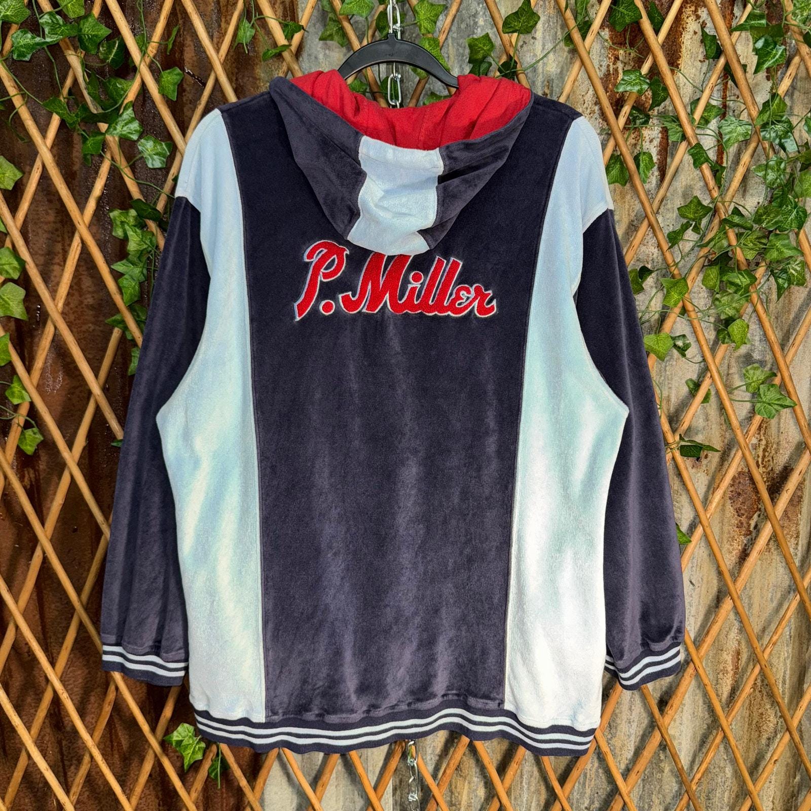 Vintage Y2K P.miller Velour Embroider 00s Hip Hop Zip Hoodie - Etsy