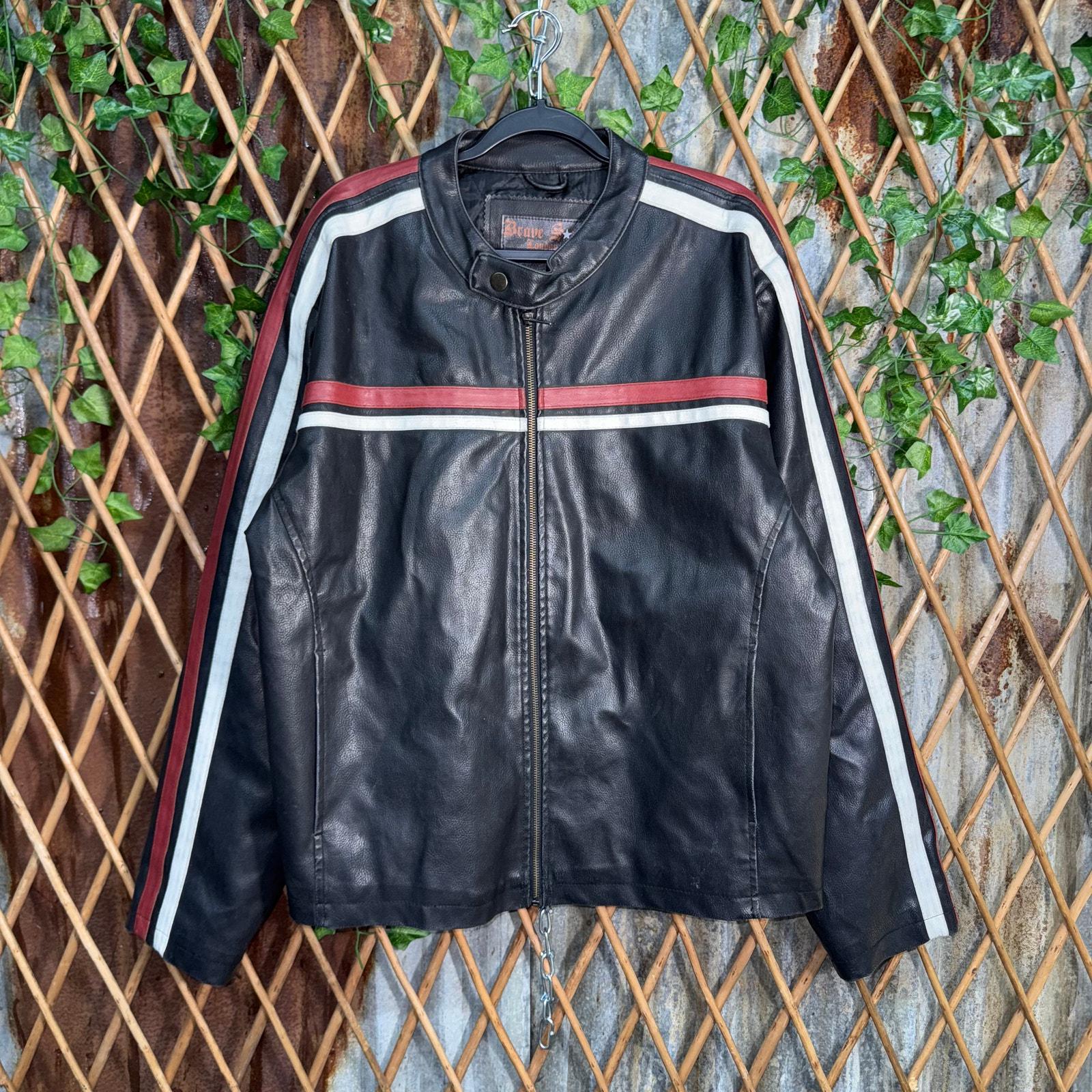 2000's Leather Jacket Men - Etsy