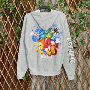 Vintage Y2K Mickey Mouse disneyland kid core zip up hoodie image 1
