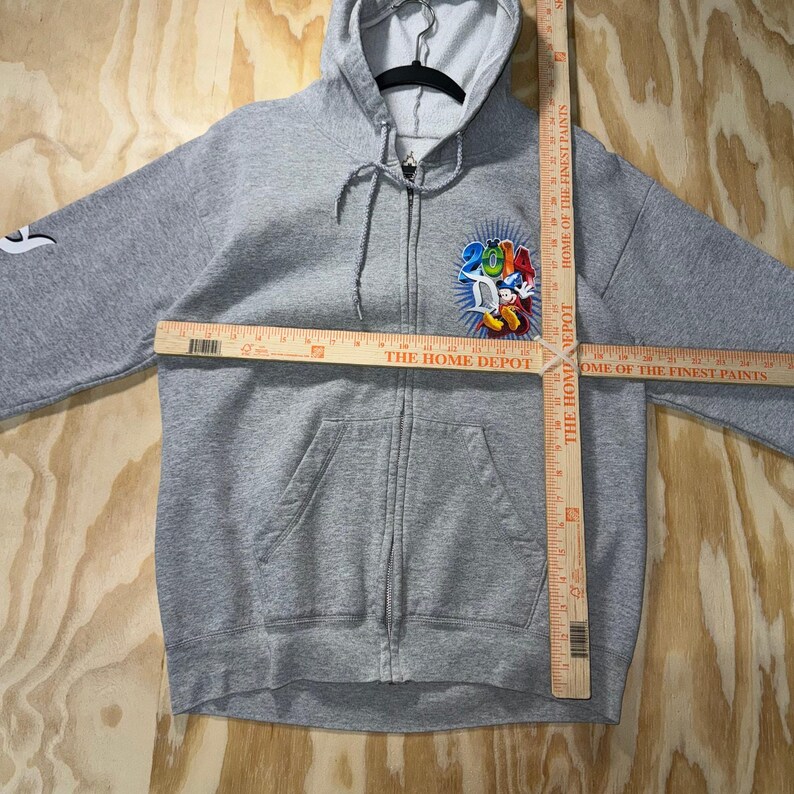 Vintage Y2K Mickey Mouse disneyland kid core zip up hoodie image 4