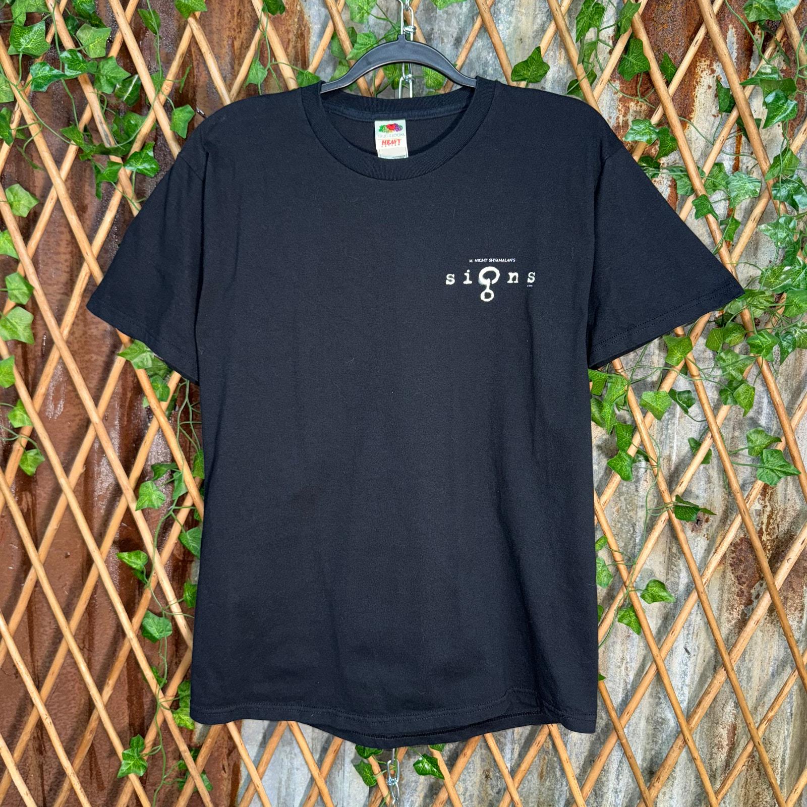 Vintage Y2K M Night Shyamalan Signs Movie Promo 00s T-shirt - Etsy