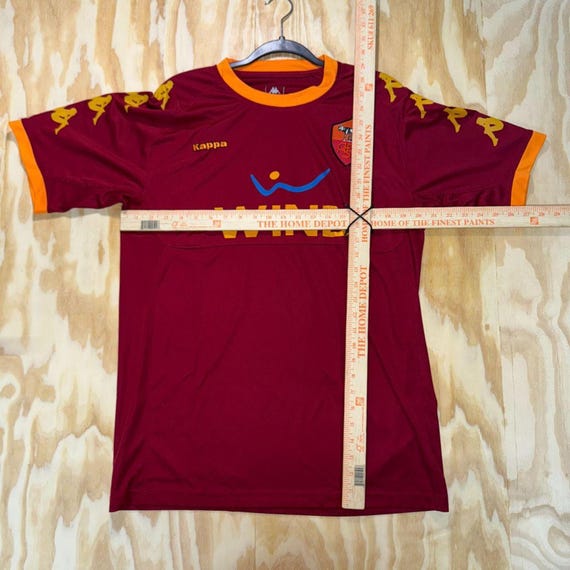 Vintage Y2k Roma 2007/08 Kappa Maglia Wind 00s Soccer Jersey - Etsy