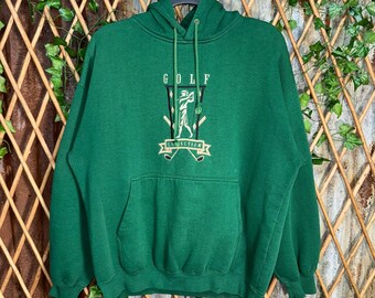Vintage Y2K golf collection essential 90s embroidered hoodie