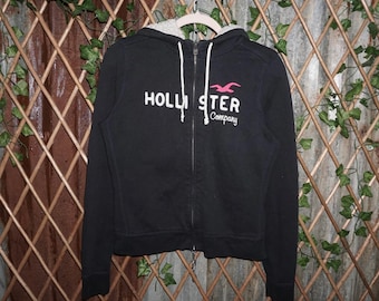 Large - Vintage Y2K Hollister embroider sherpa femme hoodie