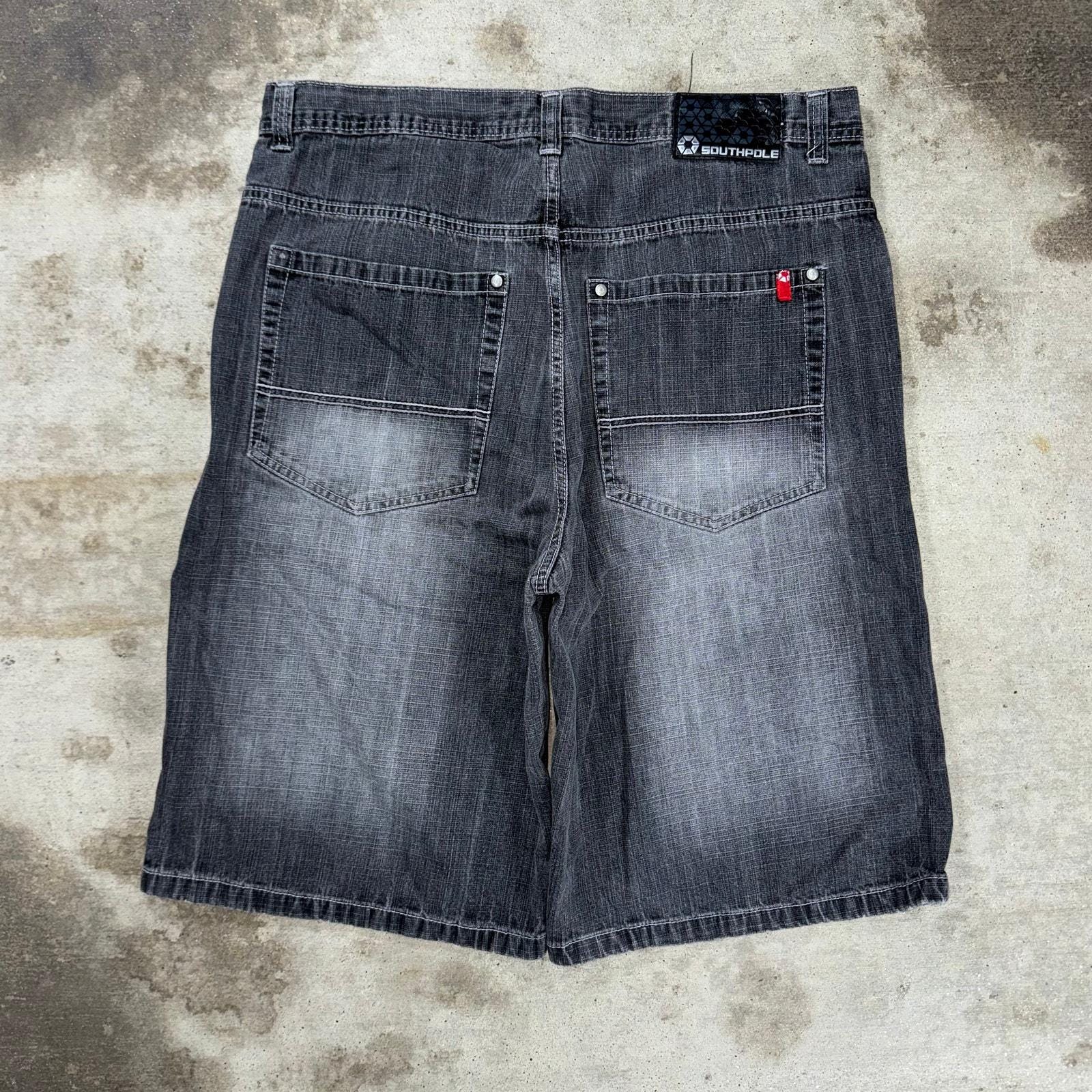 パンツ 90s w40 southpole redtab Vintage Y2K SouthPole Red Baggy Jeans Mens Size 34x33 Embroidered