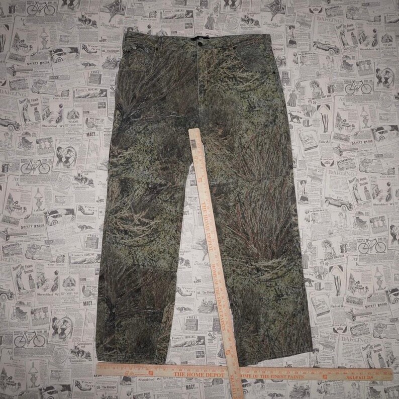 38 - Vintage Y2K real tree camo hunting mossy oak 00s pants image 4