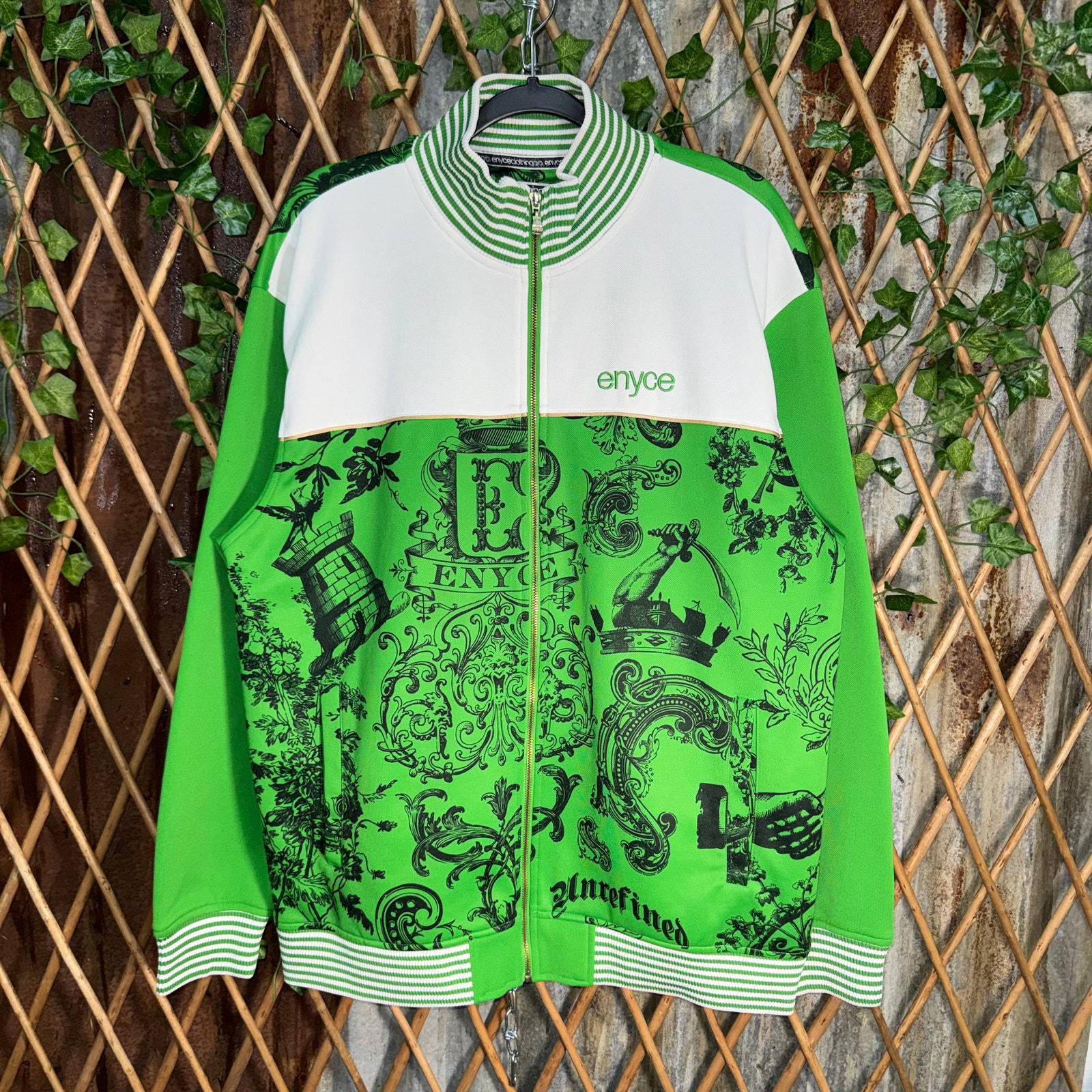 ジャケット・アウター vintage enyce nylon check zip-up jacket vintage enyce nylon check zip-up jacket メンズ