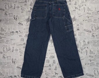 16 - Vintage Y2K Wrangler denim carpenter pants baggy 00s
