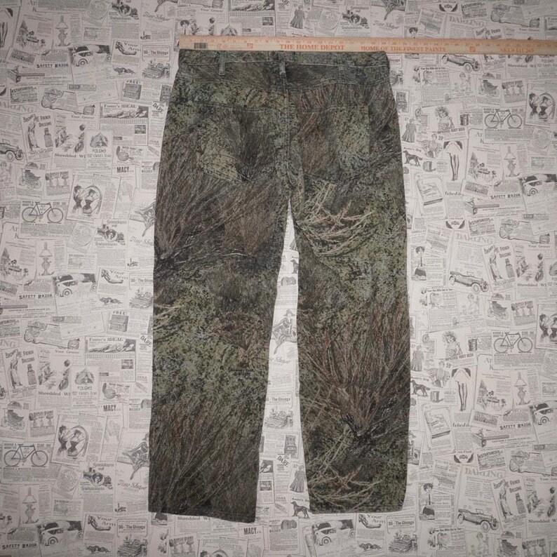 38 - Vintage Y2K real tree camo hunting mossy oak 00s pants image 5