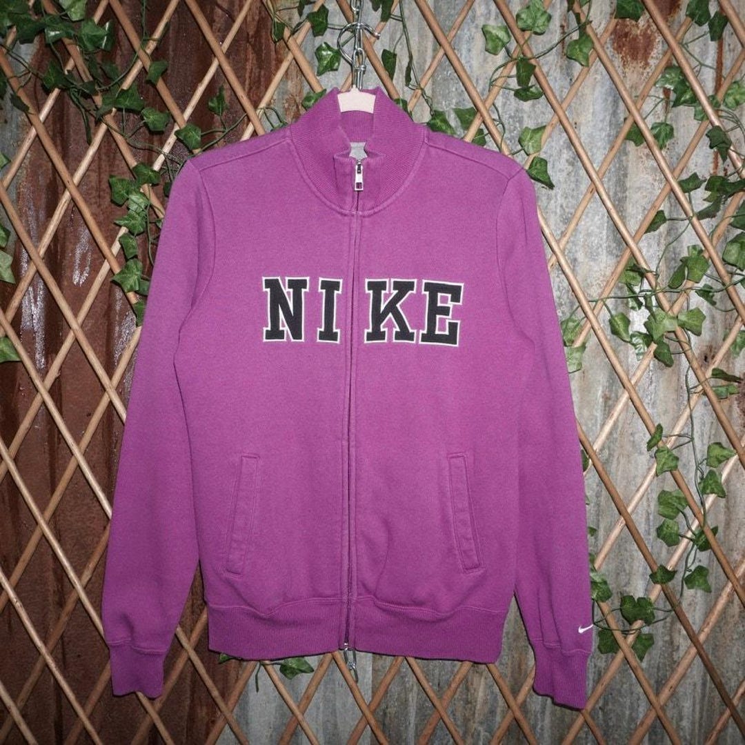 NIKE セットアップ／00s archive Y2K Medium - Vintage Y2K Nike Zip up 00s Embroider Spellout Zip - Etsy