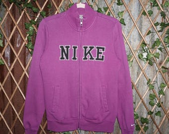 Medium - Vintage Y2K Nike zip up 00s embroider spellout zip